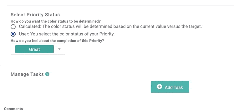 Create user priority