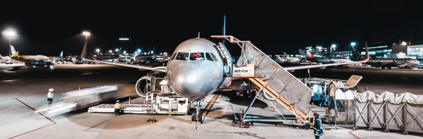 boarding a plane